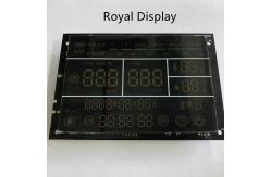 China Custmoized Temperature Calendar Month Day Week LCD Display 7 Segment With Light supplier