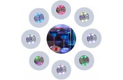 China Flashing LED Sticker Lights for Beer Coasters Foam Plastic EVA Material OEM supplier
