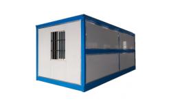 China Smart Wear Resisting 20ft Foldable House Container For Temporary Shelter supplier