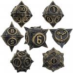 Retro Copper Meteor Hammer Metal Dice Dragon And Dungeon DND RPG D20 for sale