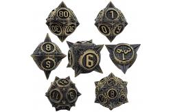 China Retro Copper Meteor Hammer Metal Dice Dragon And Dungeon DND RPG D20 supplier