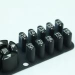 Customized Epoxy 60 Shore A  Silicone Rubber Button Pad