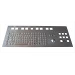 Customized Industrial Keyboard With Trackball Stainless Steel Mechanical Keyboard Waterproof for sale
