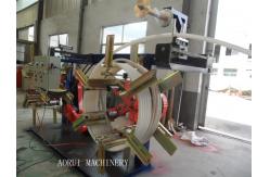 China Full Automatic Electric Wire Plastic Pipe Extrusion Line Double Screw Extruder supplier