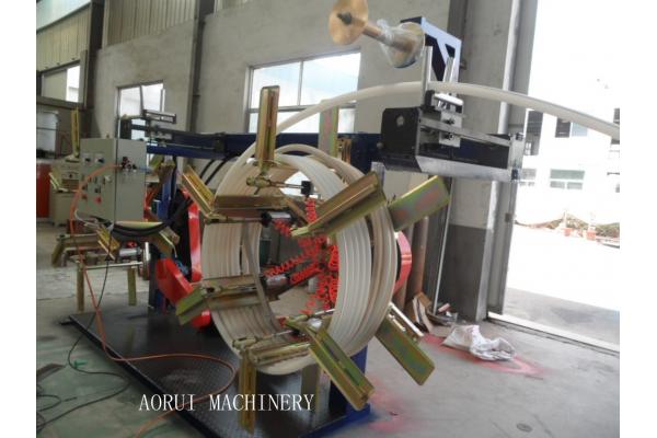 Full Automatic Electric Wire Plastic Pipe Extrusion Line Double Screw Extruder