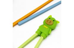 China Silicone Pig Shaped Tableware Helper Chopsticks Holders Chopsticks Head For Kids supplier