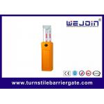 Road Safety Automatic Car Park Barriers , Toll Intelligent Boom Barrier Gate And Straight Arm for sale