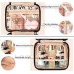 Lager capacity travel handing toiletry bag for men women with hook