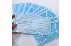 China Non Woven 3 Ply Disposable Face Mask Breathable with High Elastic Ear Hooks supplier