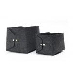 43 Colors Soft Felt Storage Boxes High Durability With Zipper Pocket for sale