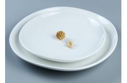 China chip resistant 16 Pieces Plates Bowl Cup White Ceramic Dinnerware Sets supplier