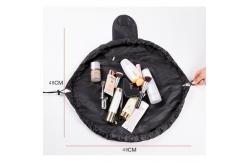 China Lazy Portable Polyester Drawstring Cosmetic Bag supplier