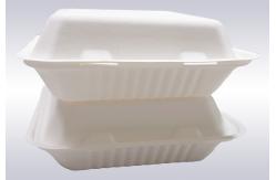 China 9 Inch 1500ml Biodegradable Bagasse Tableware Clamshell Containers Sustainable supplier
