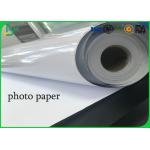 Roll 24 Inch 36 Inch Absorb Printing Ink One Side High Glossy Photo Paper for sale