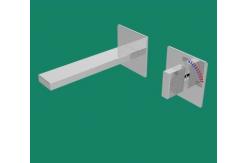China Ceramic 40 Chrome Matt Bath Faucets Handle Zinc Brass Basin Taps supplier