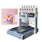 6 Colors Dispensing Rubber Badge Silicone Patch Machine For 3d Pvc Keychain for sale