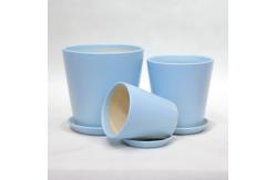China Round Modern Ceramic Planters Lightweight for Home Decor supplier