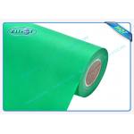 Green Polypropylene Non Woven Fabric For Upholstery / Sofa / Cushion 10 - 150gsm for sale