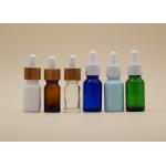 Amber Empty Essential Oil Bottles Color Coating White Ceramic Dropper Bottle for sale