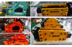 China 13.5cm Crawler Excavator Skid Steer Hydraulic Breaker Hammer Pile Driving supplier