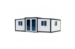 China Expandable Container House Steel Frame Structure With EPS / Rock Wool Sandwich Panel Wall supplier