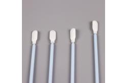 China Double Layer Polyester Tipped Swabs Industrial Disposable Cleanroom Cotton Buds For Electronics supplier