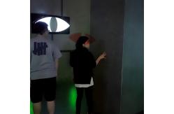 China Wall Interactive Hide Push Button Counting Number LED Light Activate Game Evil Eyes supplier