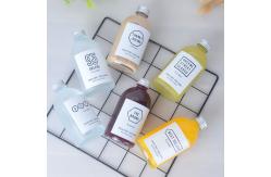 China Aluminum Cap Juice Containers With Lids , Reusable Empty Drink Bottles supplier