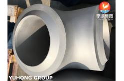 China SS316L Butt Weld Fitting, A403 WP316L Equal Tee (seamless / Welded), B16.9 Standard supplier