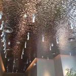 Anodized Silver Stainless Steel Ceiling Panel Moisture Proof Water Ripple Sheet For Ceiling for sale