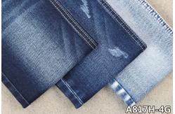 China 11.2oz Stretch Denim Fabric Indigo Blue Sanforizing Jeans With OA Yarn supplier