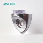 Nickel Plated Fish Mouth Type Glass Panel Clamp For 2-9mm Thickness Glass In Zinc Alloy for sale