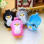 China New Arrive 3D Penguin Silicone Coin Bag /Silicon Coin Purse for Christmas Promotions manufacturer