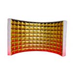 PVC Tarpualin Inflatable Selfie Booth Circular Vogue Pop Up Inflatable Led Booth for sale