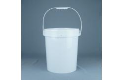 China Customized 15 Liter Paint Plastic Bucket With Lid And Handle supplier