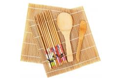China OEM Japanese Bamboo Rolling Mats At Home Sushi Kit with Chopsticks Knife supplier