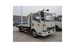 China Huawin factory 2 axles small HOWO 4*2 Recovery towing crane Truck supplier