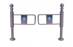China Mechanical Hand Push Electronic Turnstiles Single Direction Entrance Security Gates supplier
