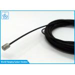 Custom Wire Rope Assembly Black Coating Aircraft Cable Assemblies With Terminals for sale