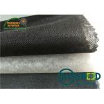 100% Polyester Base Cloth Non Woven Interlining Black For Garment for sale