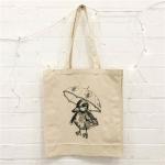 Personalized Printing Monogram Canvas Tote Jumbo Bags DIY Drawing