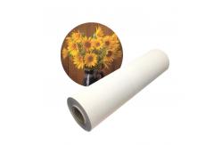China Large Format Polyester Canvas Rolls Blank Canvas Matte For Inkjet Printing supplier