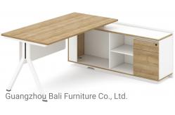 China OEM ODM Wooden Office Computer Table L Shaped Modern Computer Table supplier