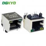 RJ45 Connector 56 With Light Strip Shielding 8P8C Flat Pin Socket DGKYD561188AB1A2DB4 for sale