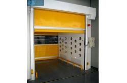 China Double Telecontroller 4000mm Width PVC Roller Shutter Doors supplier