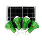 Portable Solar Residential Light 8000mah Battery Lights Solar Panel light 4lamps SRE-99G-4 for sale