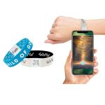 Fabric Stretch Daily Bible Verse Bracelets With NFC RFID Fabric Elastic Wristbands for sale