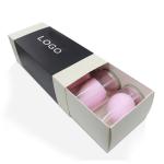 Beauty Cardboard Cosmetic Packaging Boxes Make Up Powder Puff OEM ODM for sale