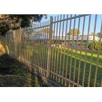 Decorative PVC Coated Welded Tubular Steel Fence for sale
