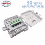 Wall Mount Fiber Distribution Box 8 Core With Plc Splitter Waterproof Outdoor Fat Box for sale